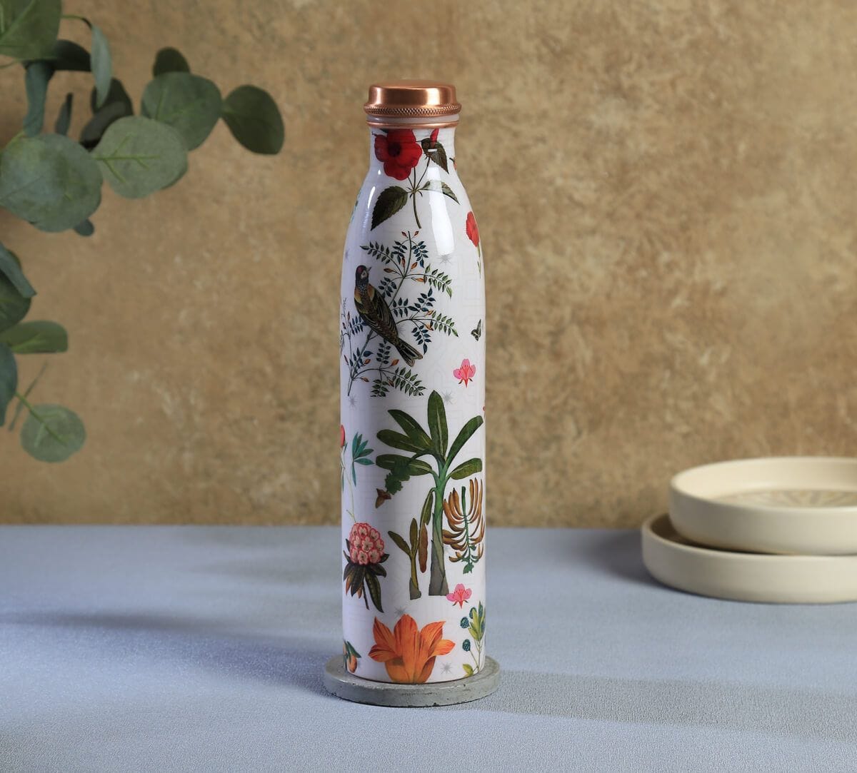 India Circus by Krsnaa Mehta Petal and Plume Copper Bottle