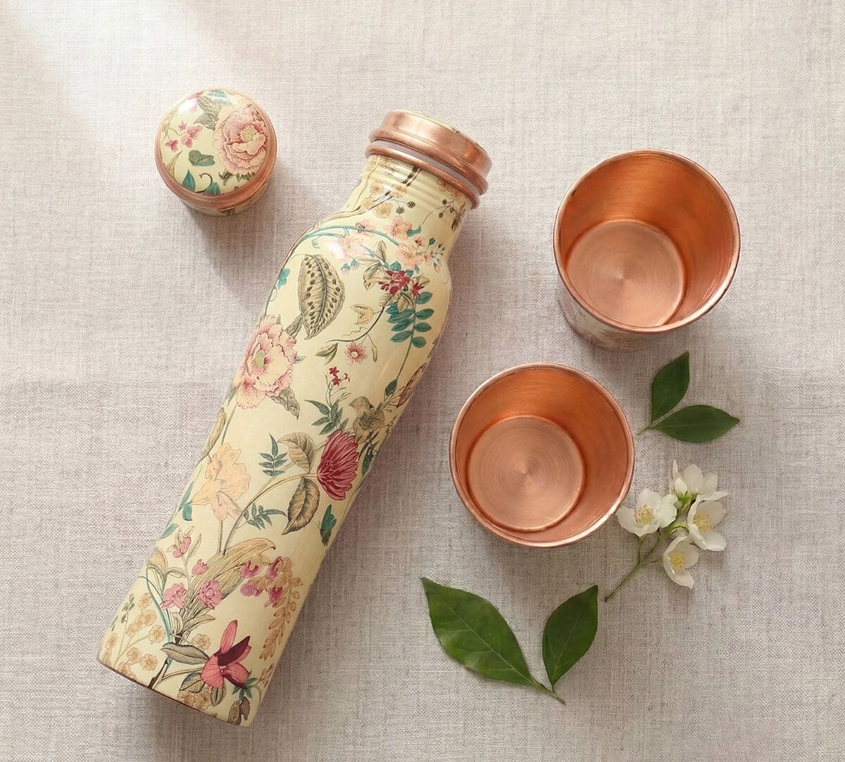 India Circus by Krsnaa Mehta Rustic Realm Copper Combo Set