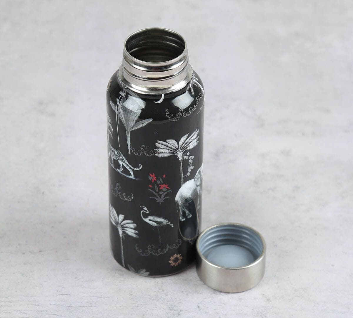 India Circus by Krsnaa Mehta Animalia Creations Small Steel Bottle