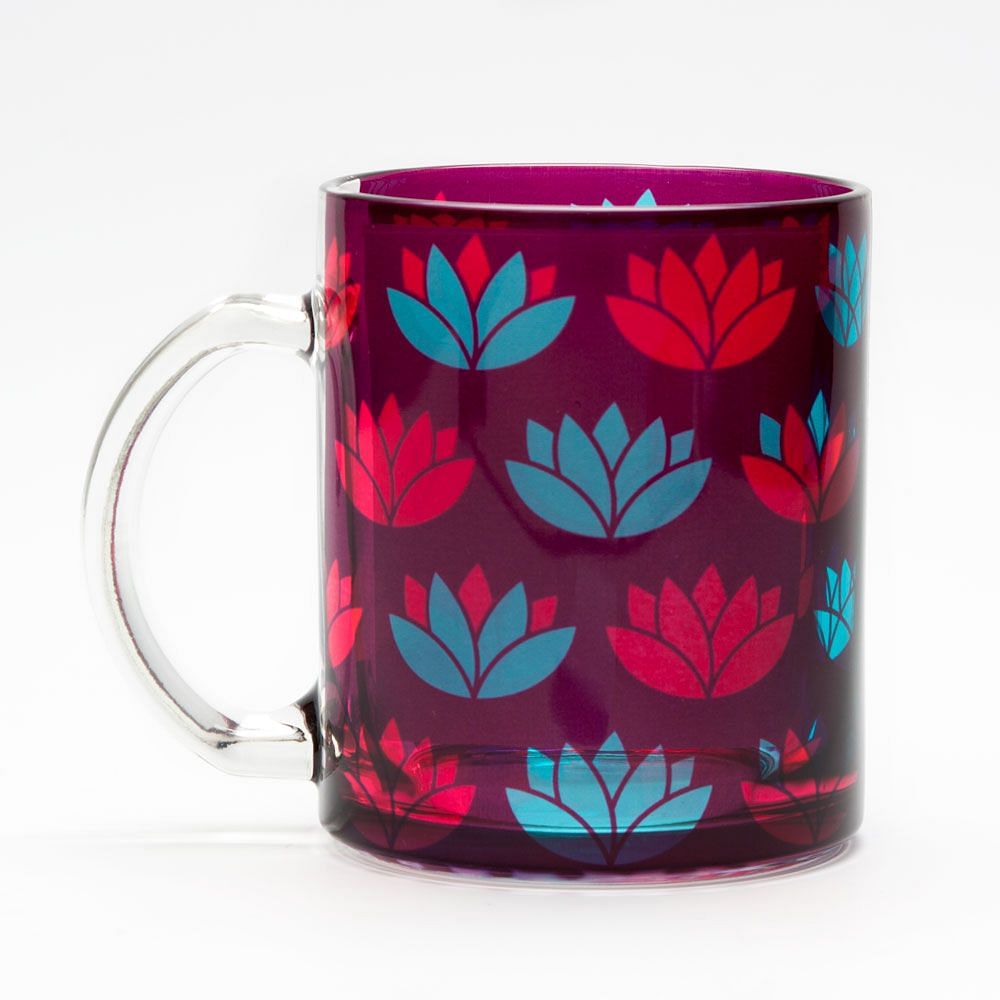 Lotus Fun Glass Mug