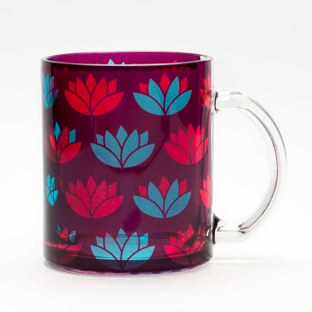 Lotus Fun Glass Mug