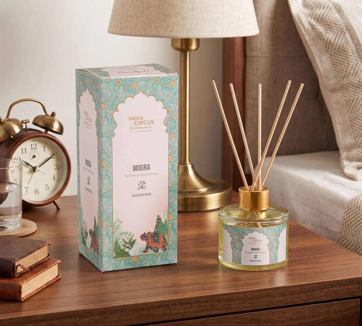 India Circus by Krsnaa Mehta Jasminium Reed Diffuser Set