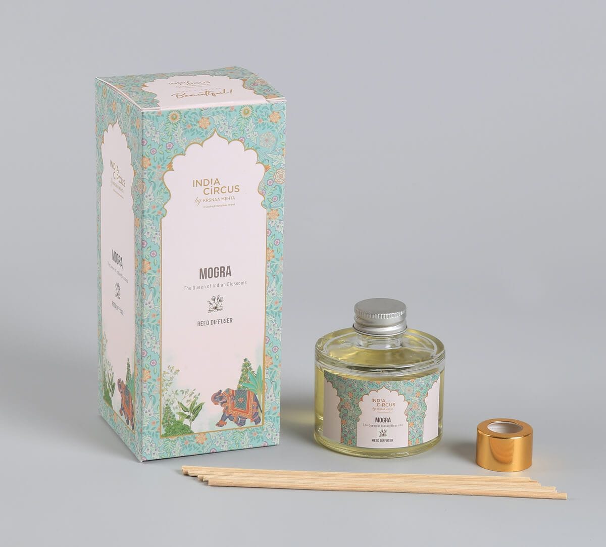 India Circus by Krsnaa Mehta Jasminium Reed Diffuser Set