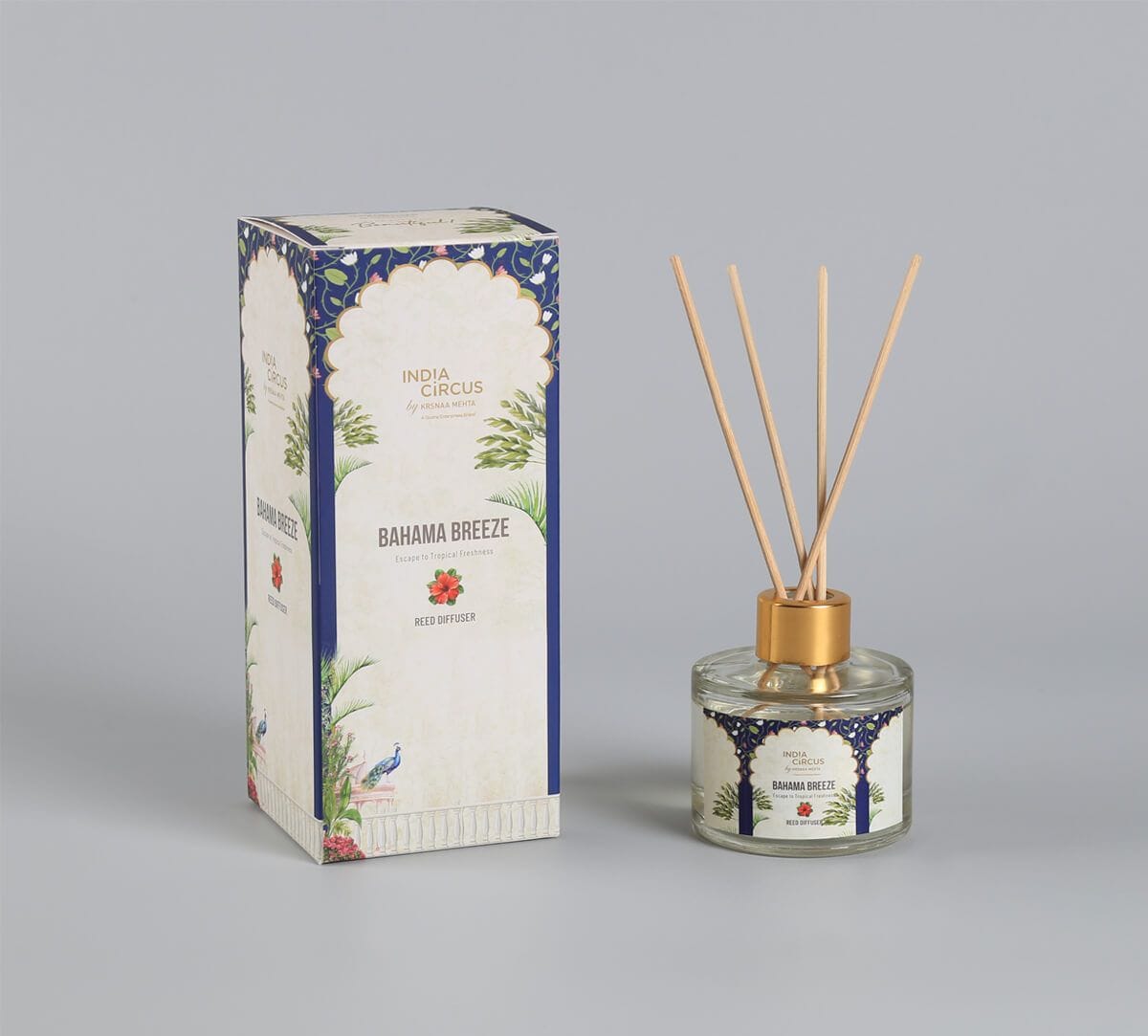 India Circus by Krsnaa Mehta Island Drama Reed Diffuser Set