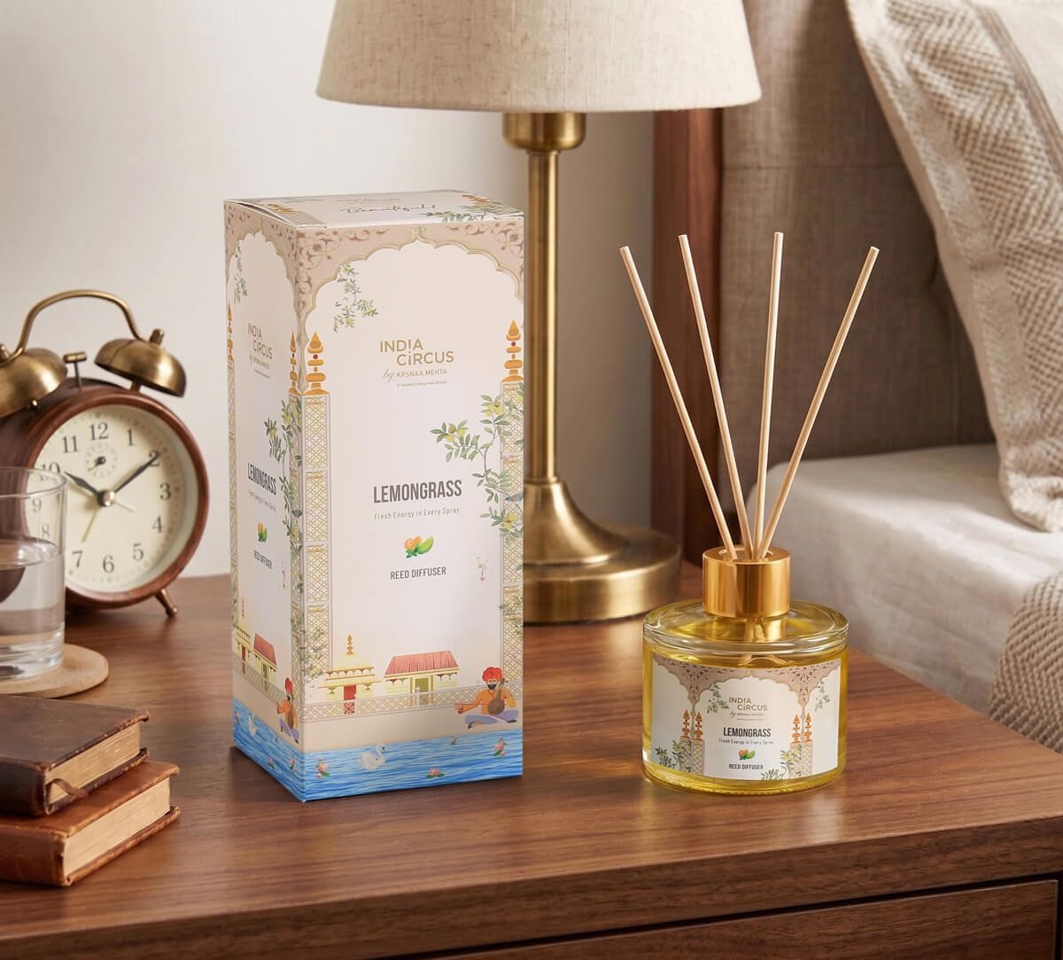 India Circus by Krsnaa Mehta Malabar Reed Diffuser Set