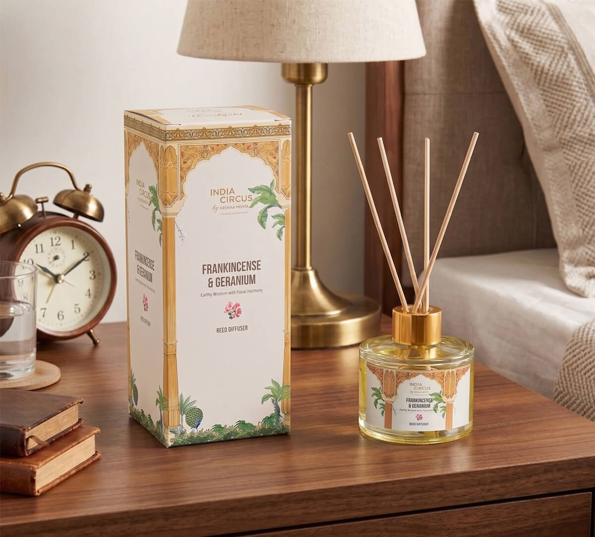 India Circus by Krsnaa Mehta Floral Notes Reed Diffuser Set