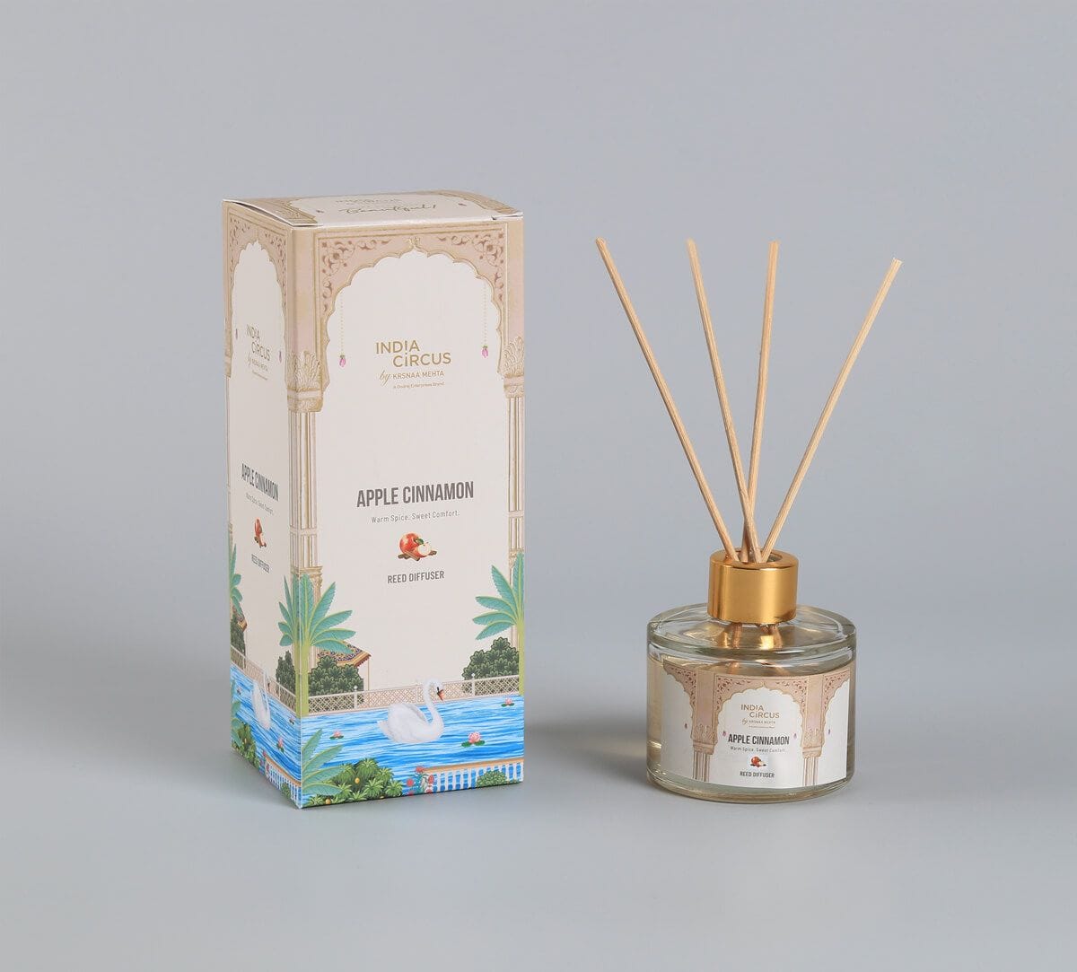 India Circus by Krsnaa Mehta Apple Cinnamon Reed Diffuser Set
