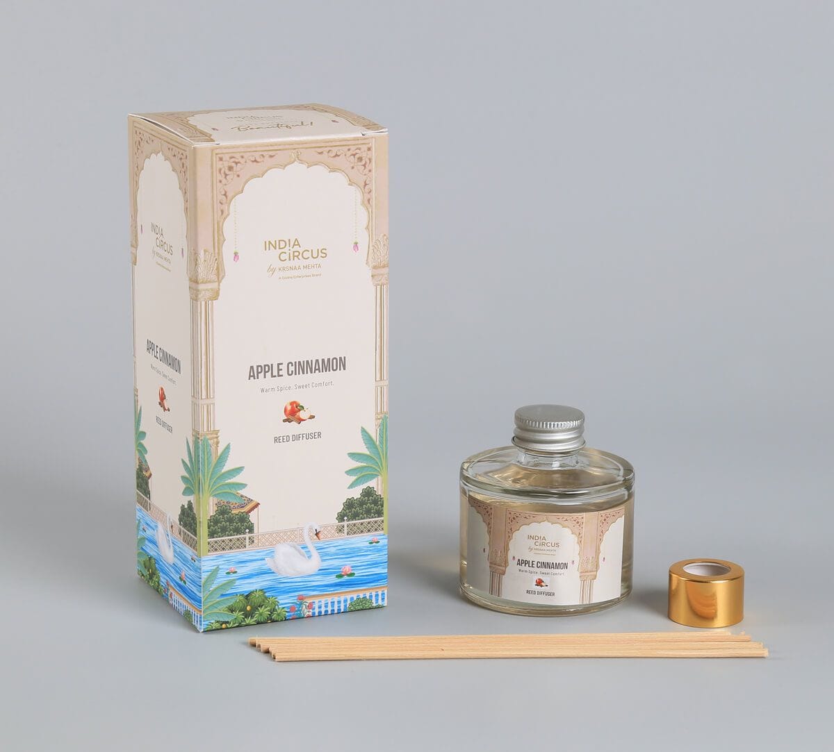 India Circus by Krsnaa Mehta Apple Cinnamon Reed Diffuser Set