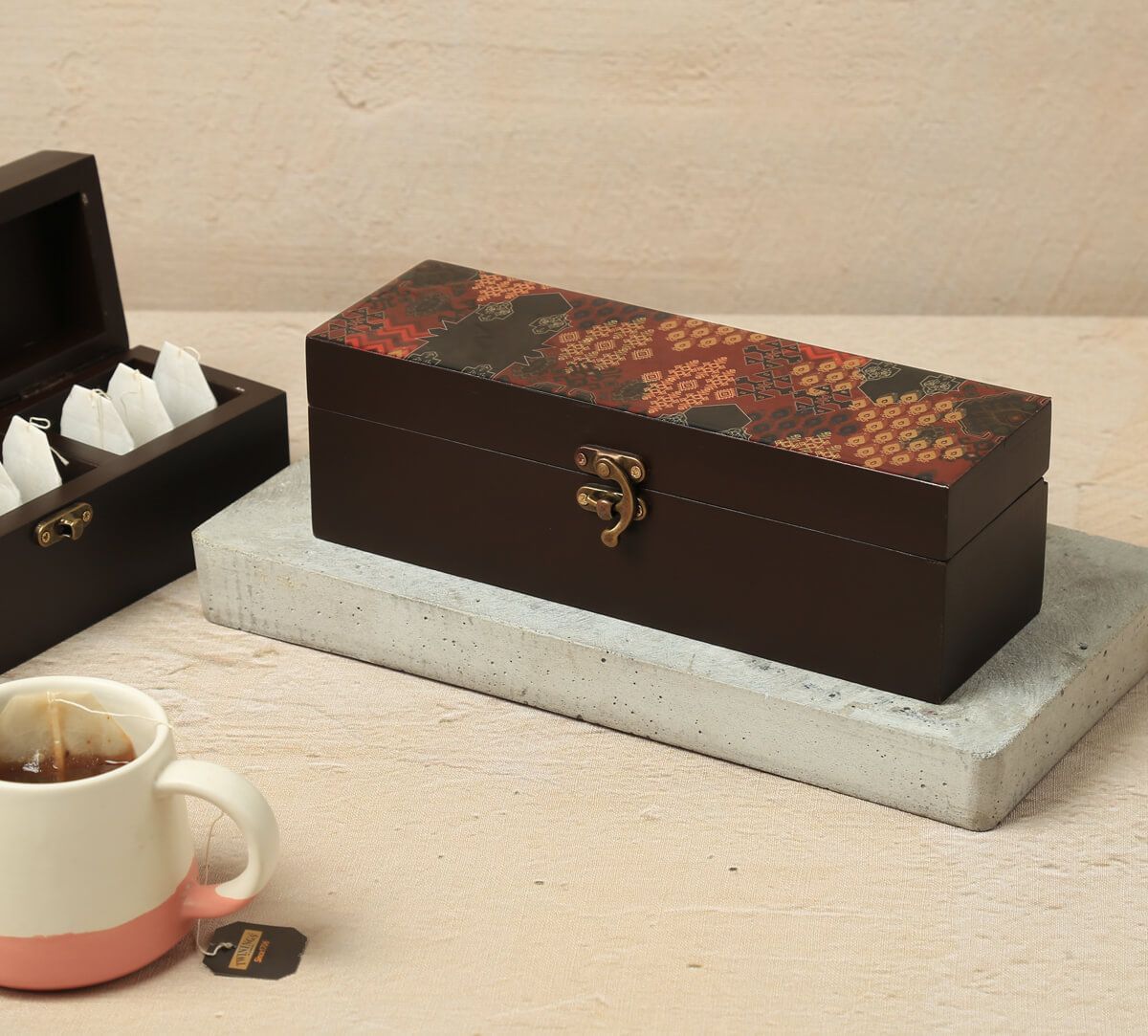 India Circus by Krsnaa Mehta Heritage Haven Tea Bag Orgainser