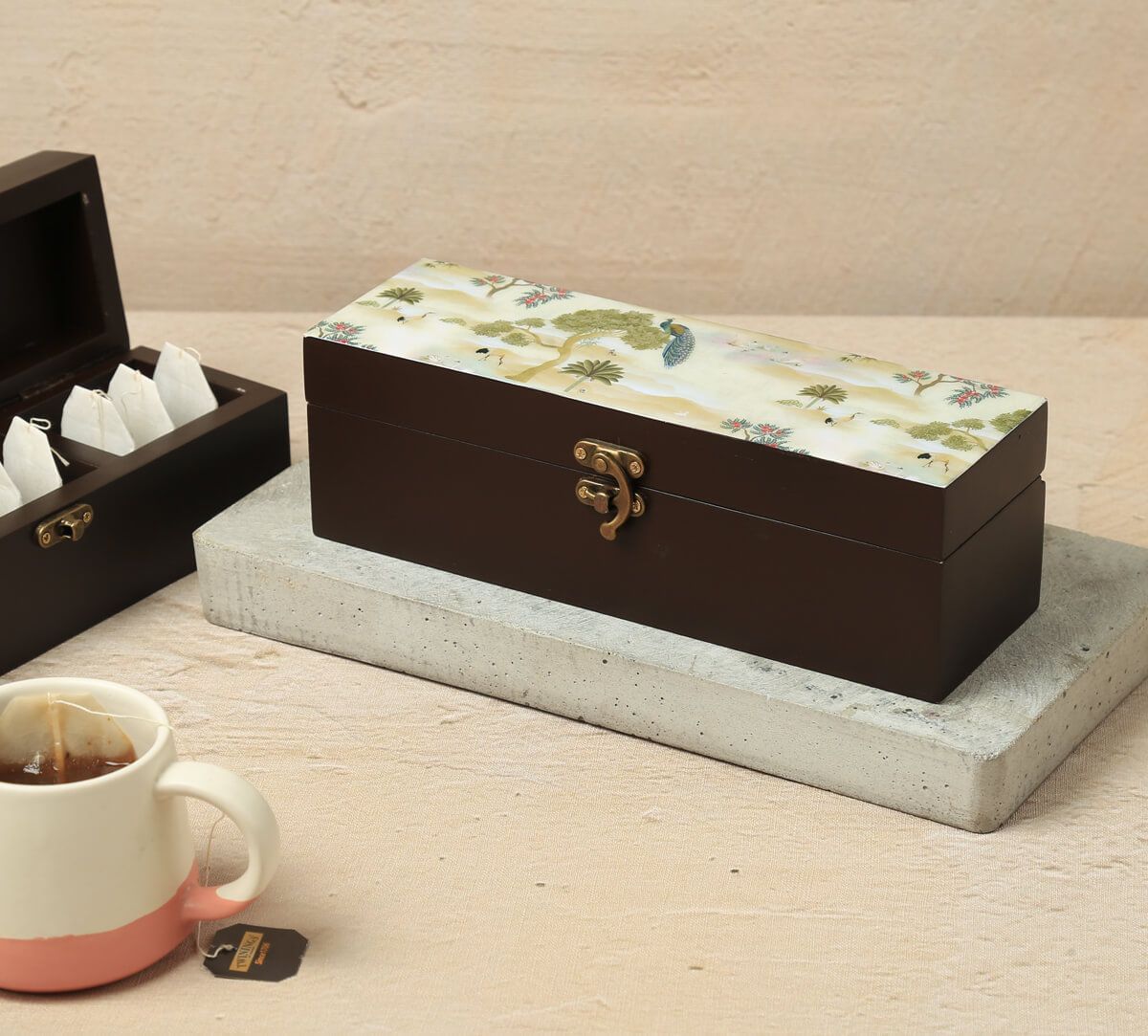 India Circus by Krsnaa Mehta Bird Oasis Tea Bag Orgainser