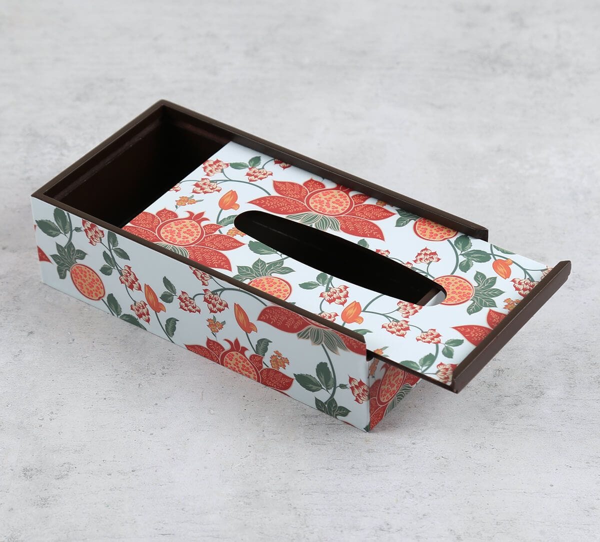 India Circus by Krsnaa Mehta Blushed Orchard Tissue Box Holder