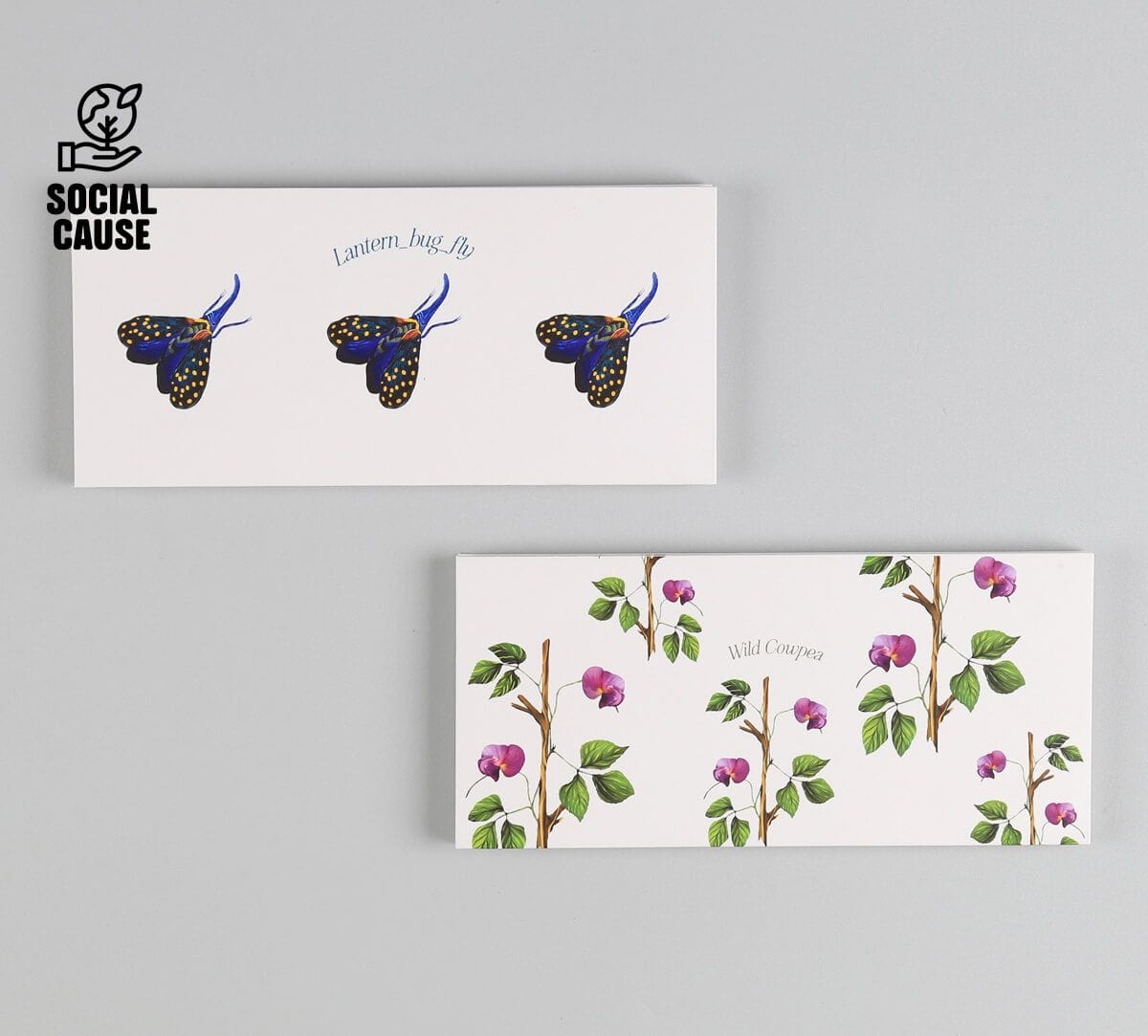 NGCPR Collection - Pea and Pansy Money Envelope Set of 6