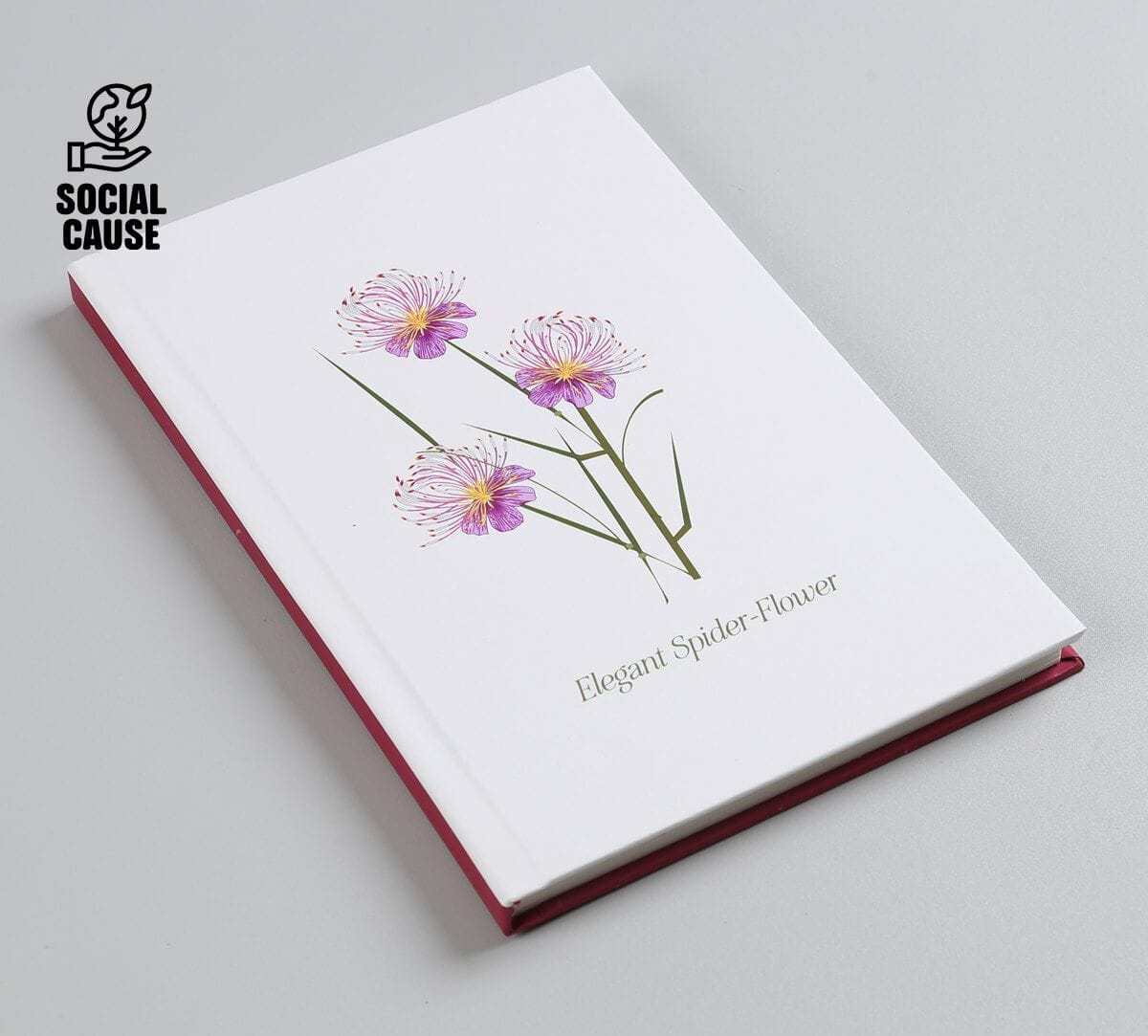 NGCPR Collection - Elegant Spider Flower Hardbound Notebook