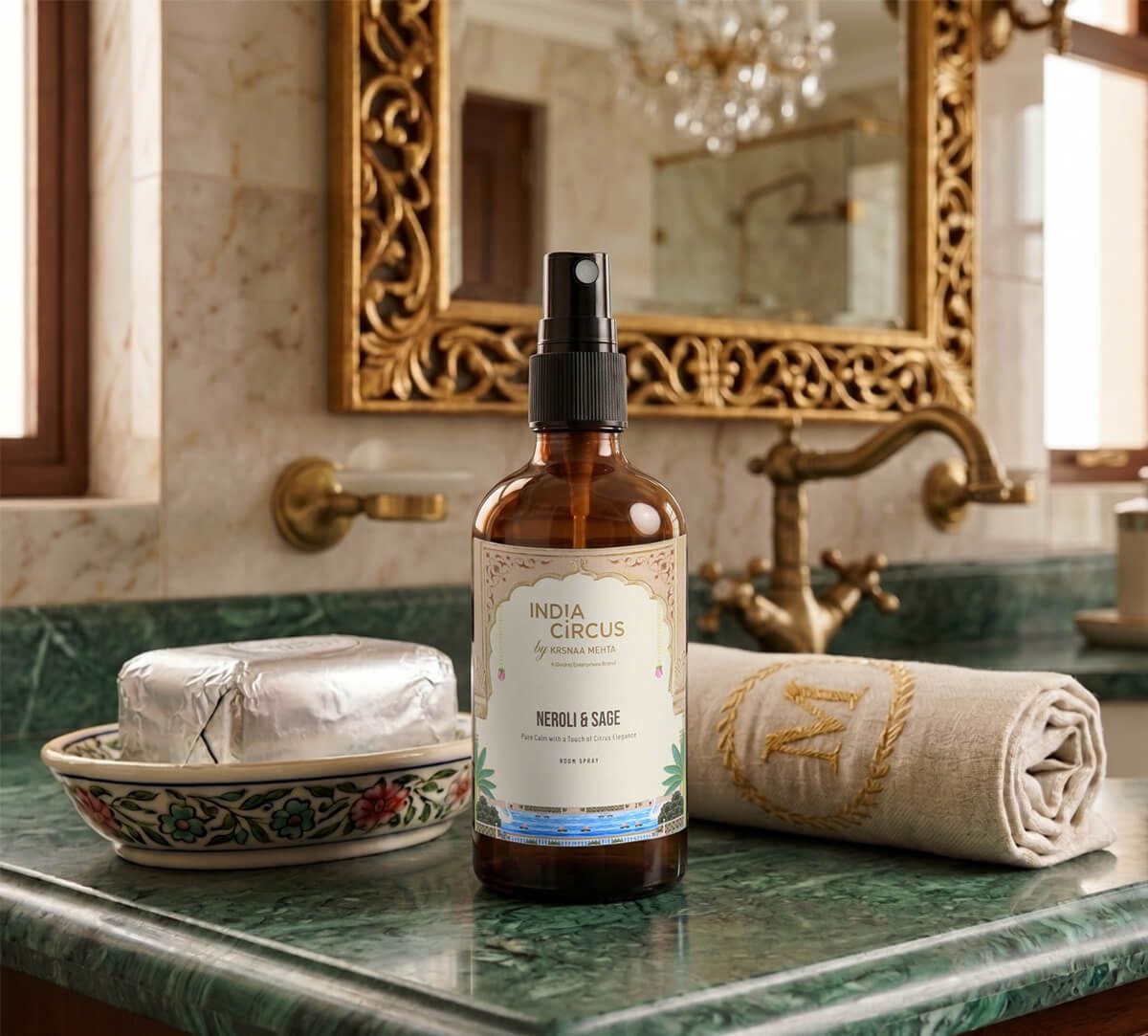 India Circus by Krsnaa Mehta Citrus Salvia Room Spray