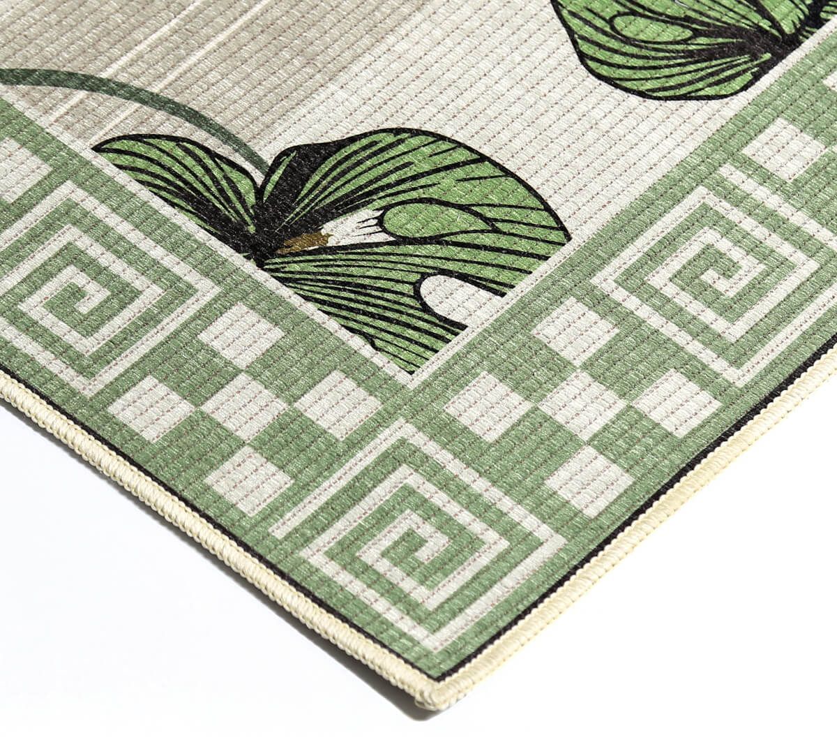 India Circus by Krsnaa Mehta Parallel Palmates Rug