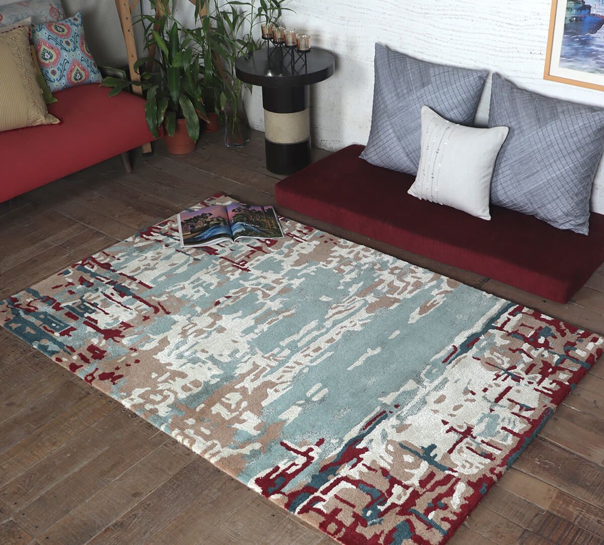 India Circus by Krsnaa Mehta Abstract Jungle 4ft x 6ft Rug