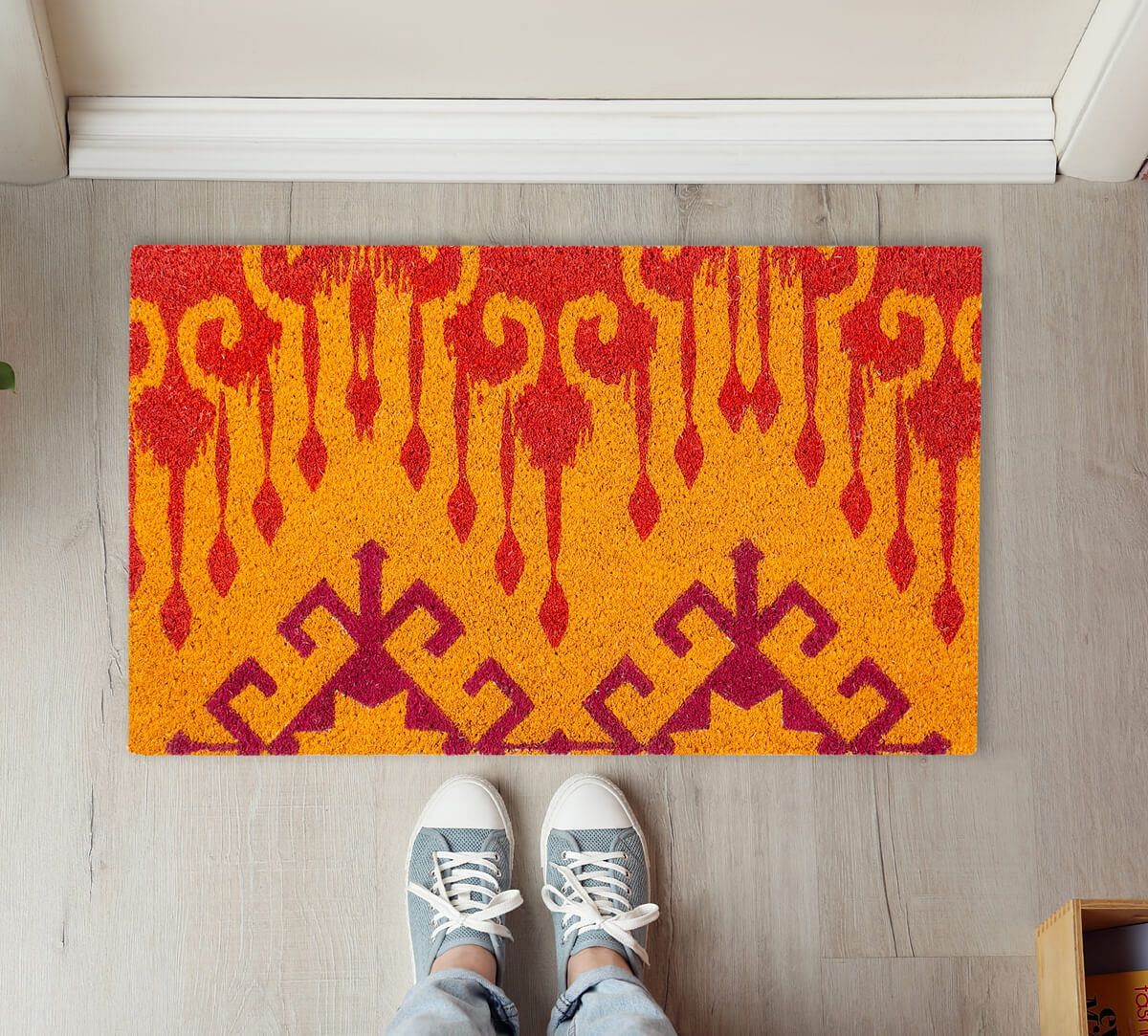 India Circus by Krsnaa Mehta Step to Paradise Doormat