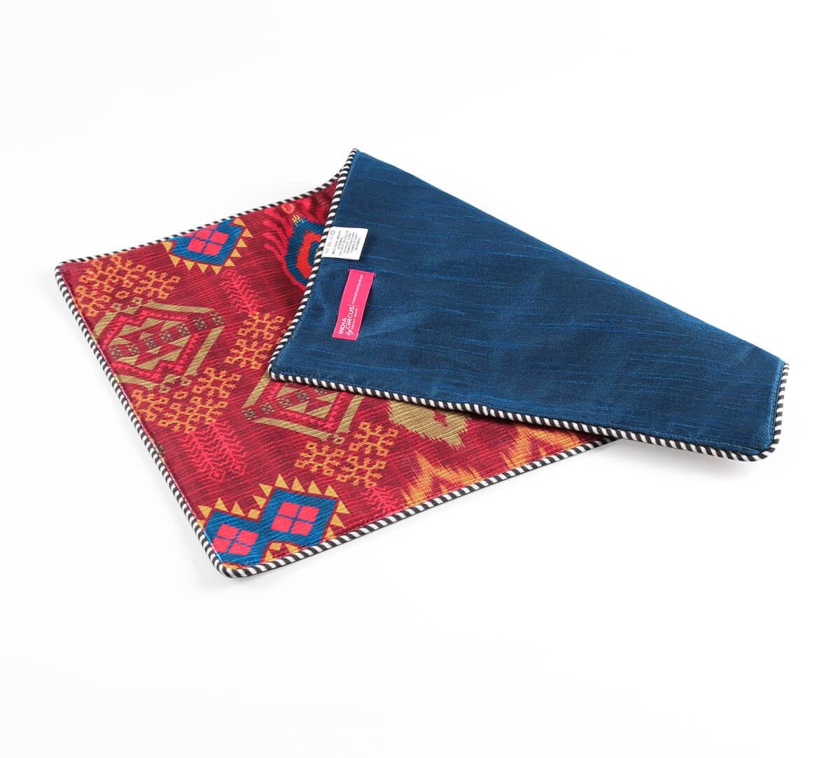 India Circus by Krsnaa Mehta Blooming Botanica Micro Velvet Table Mat