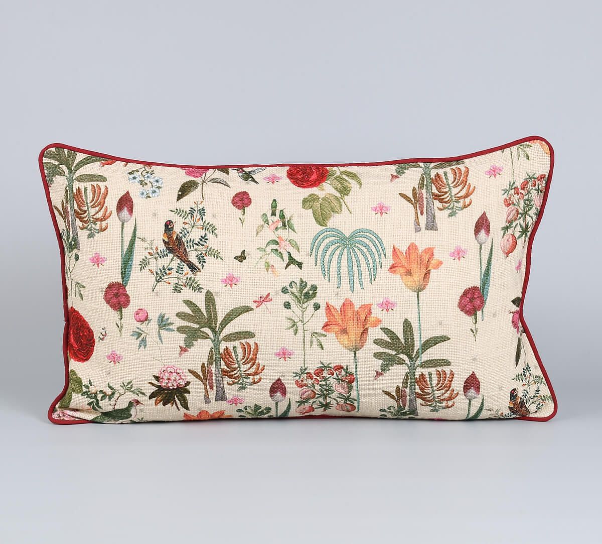 India Circus by Krsnaa Mehta Petal and Plume 14 x 24 Cotton Club Cushion Cover Set of 2