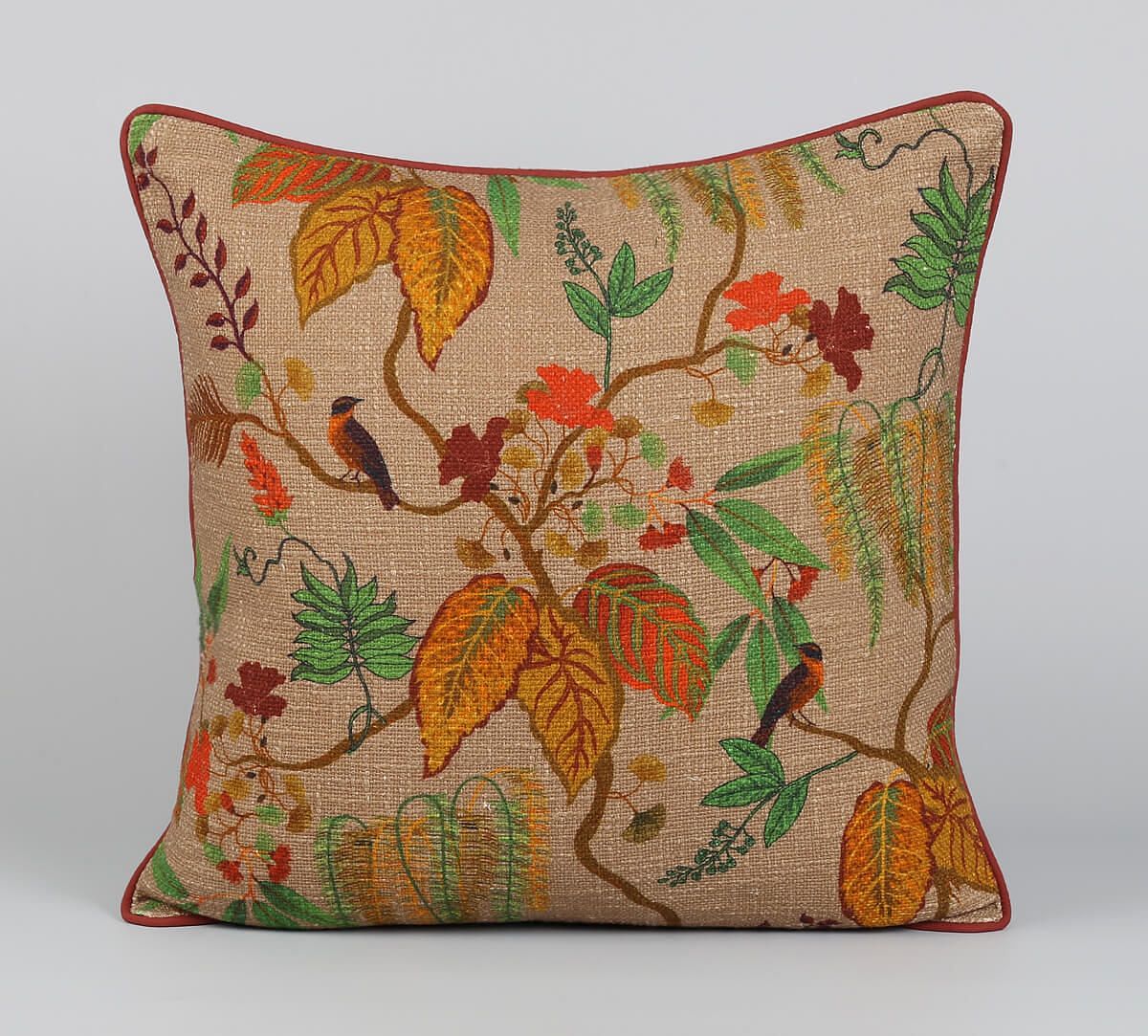 India Circus By Krsnaa Mehta Fronds and Florets Cushion Cover Set of 2