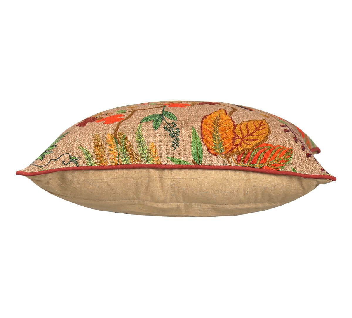 India Circus By Krsnaa Mehta Fronds and Florets Cushion Cover Set of 2