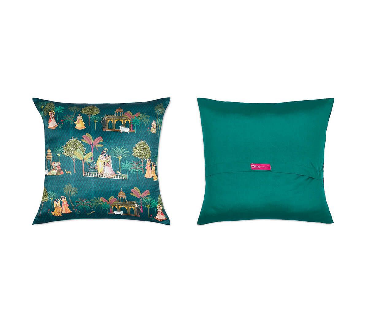 India Circus by Krsnaa Mehta Gopis in Gokul Cushion Cover Set of 5