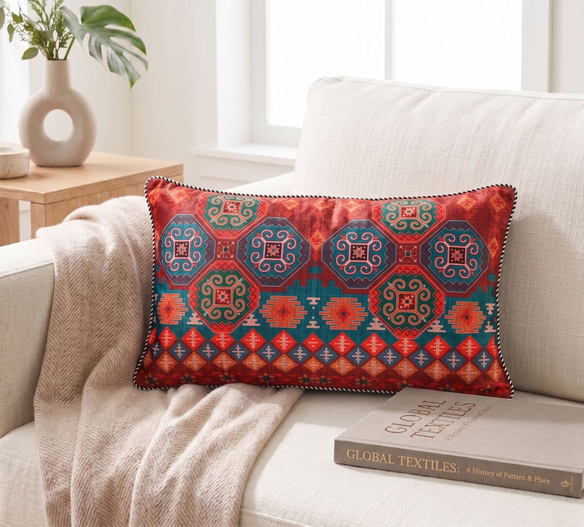 India Circus by Krsnaa Mehta The frozen fountain Micro Velvet Cushion Cover