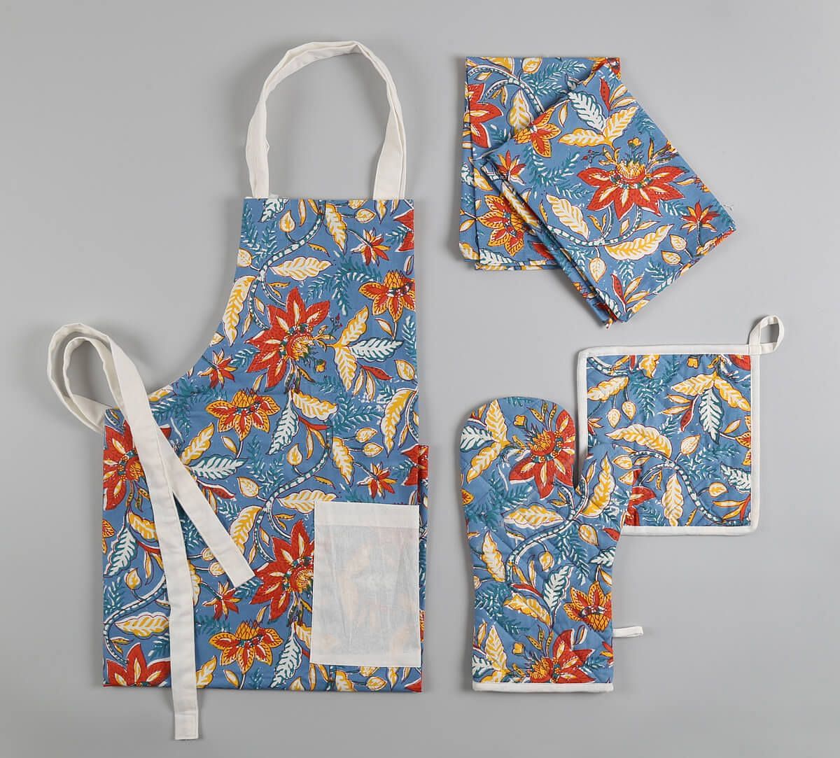 India Circus by Krsnaa Mehta Soft Plume Kitchen Linen Set