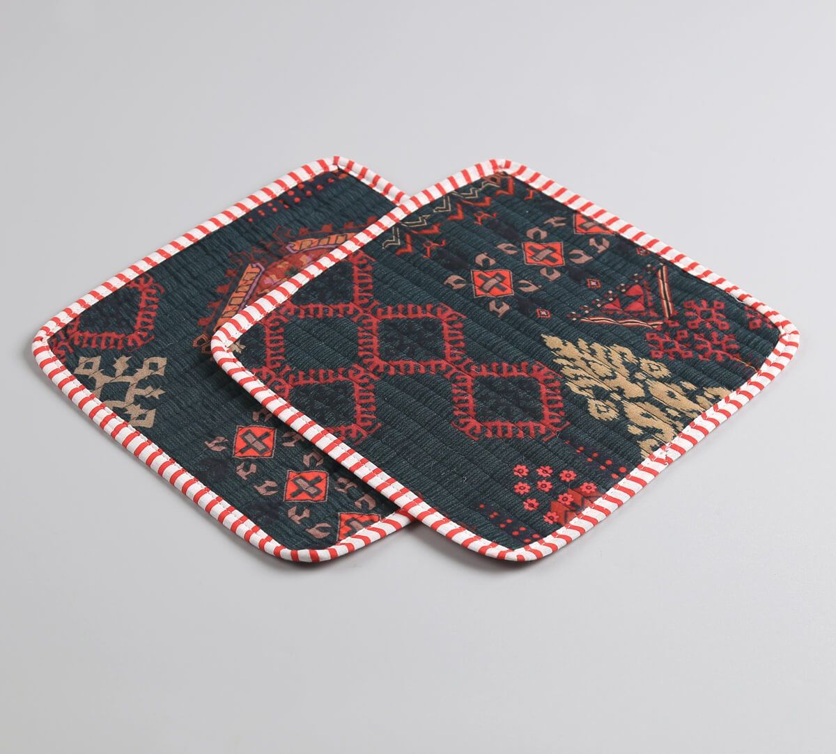 India Circus by Krsnaa Mehta Enchanting Mirage Quilted Pot Holder Set of 2