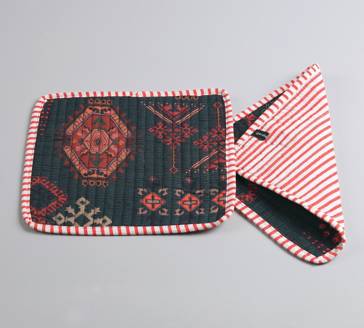India Circus by Krsnaa Mehta Enchanting Mirage Quilted Pot Holder Set of 2