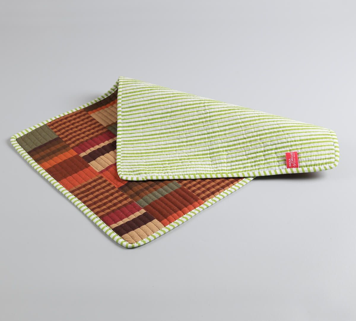 India Circus by Krsnaa Mehta Horizontal Hues Quilted Table Mats Set of 6