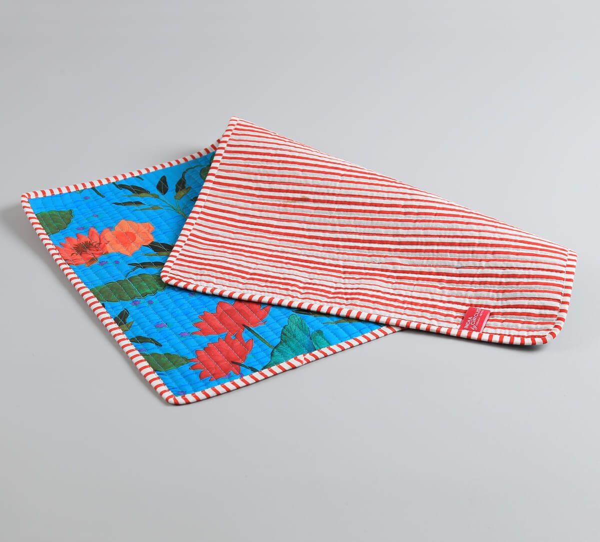 India Circus by Krsnaa Mehta Blossomy Mosaic Quilted Table Mats Set of 6
