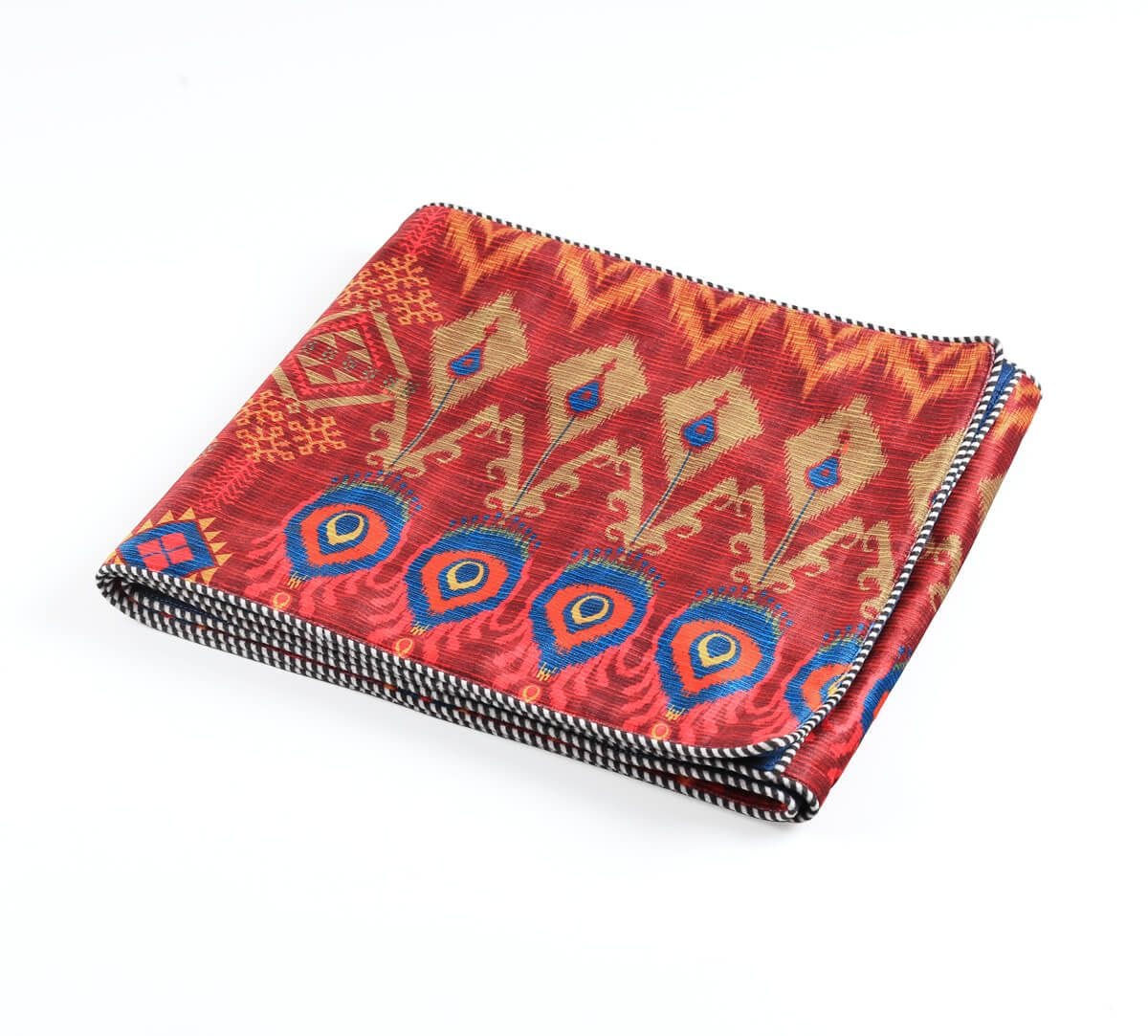 India Circus by Krsnaa Mehta Blooming Botanica Micro Velvet Table Runner