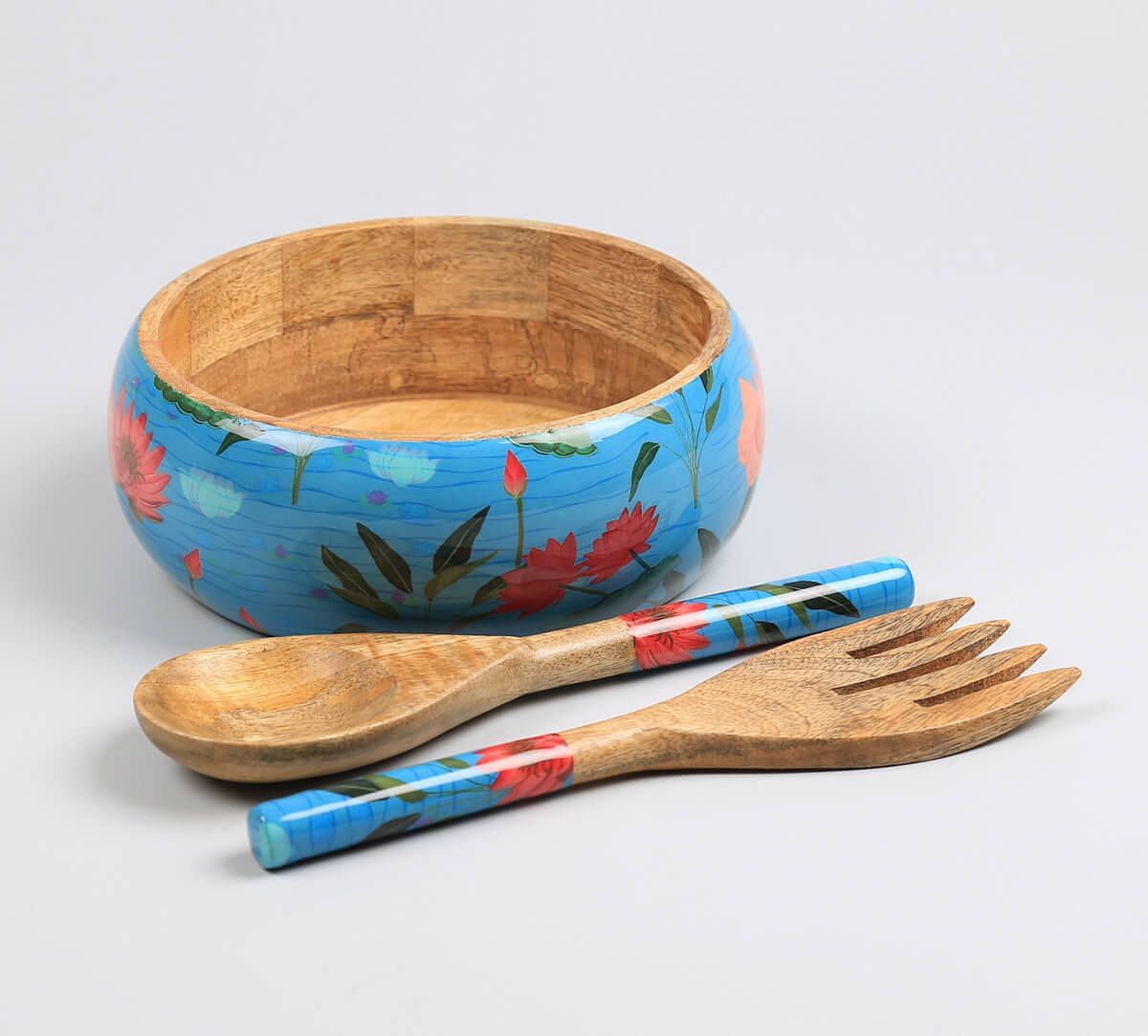 India Circus by Krsnaa Mehta Blossomy Mosaic Salad Bowl Set