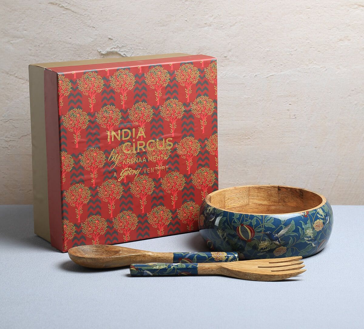 India Circus by Krsnaa Mehta Flights of Vivers Salad Bowl Set