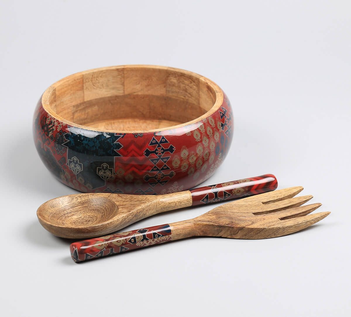 India Circus by Krsnaa Mehta Heritage Haven Salad Bowl Set