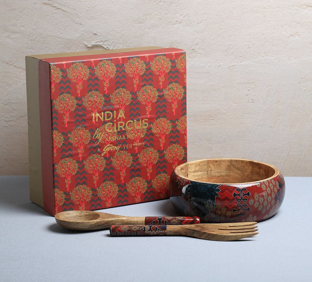 India Circus by Krsnaa Mehta Heritage Haven Salad Bowl Set