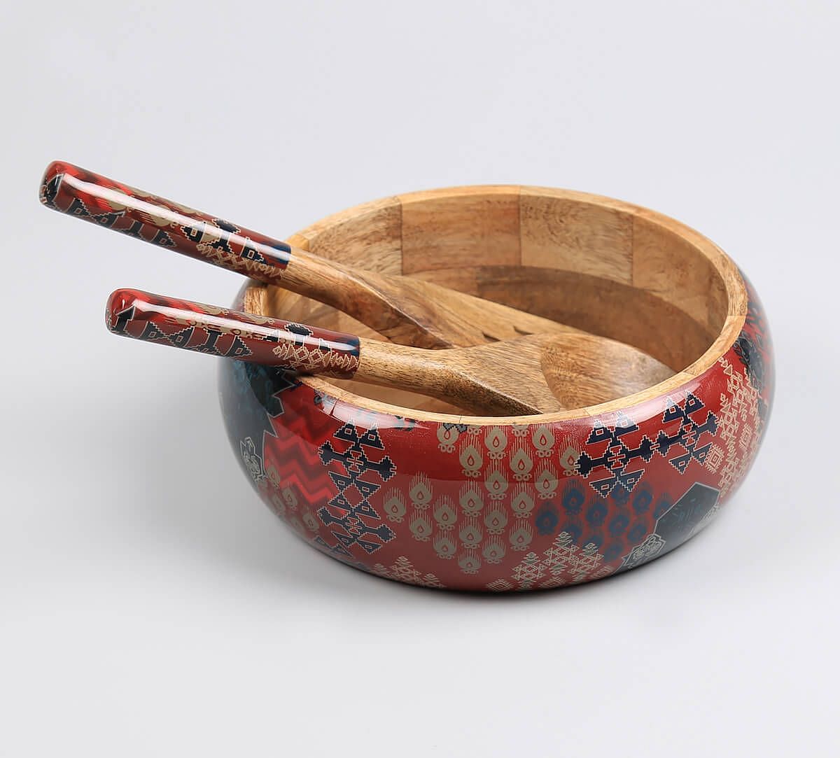 India Circus by Krsnaa Mehta Heritage Haven Salad Bowl Set