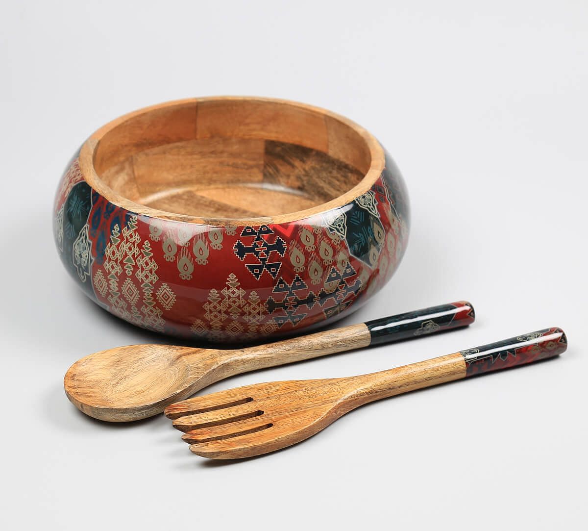 India Circus by Krsnaa Mehta Heritage Haven Big Salad Bowl Set