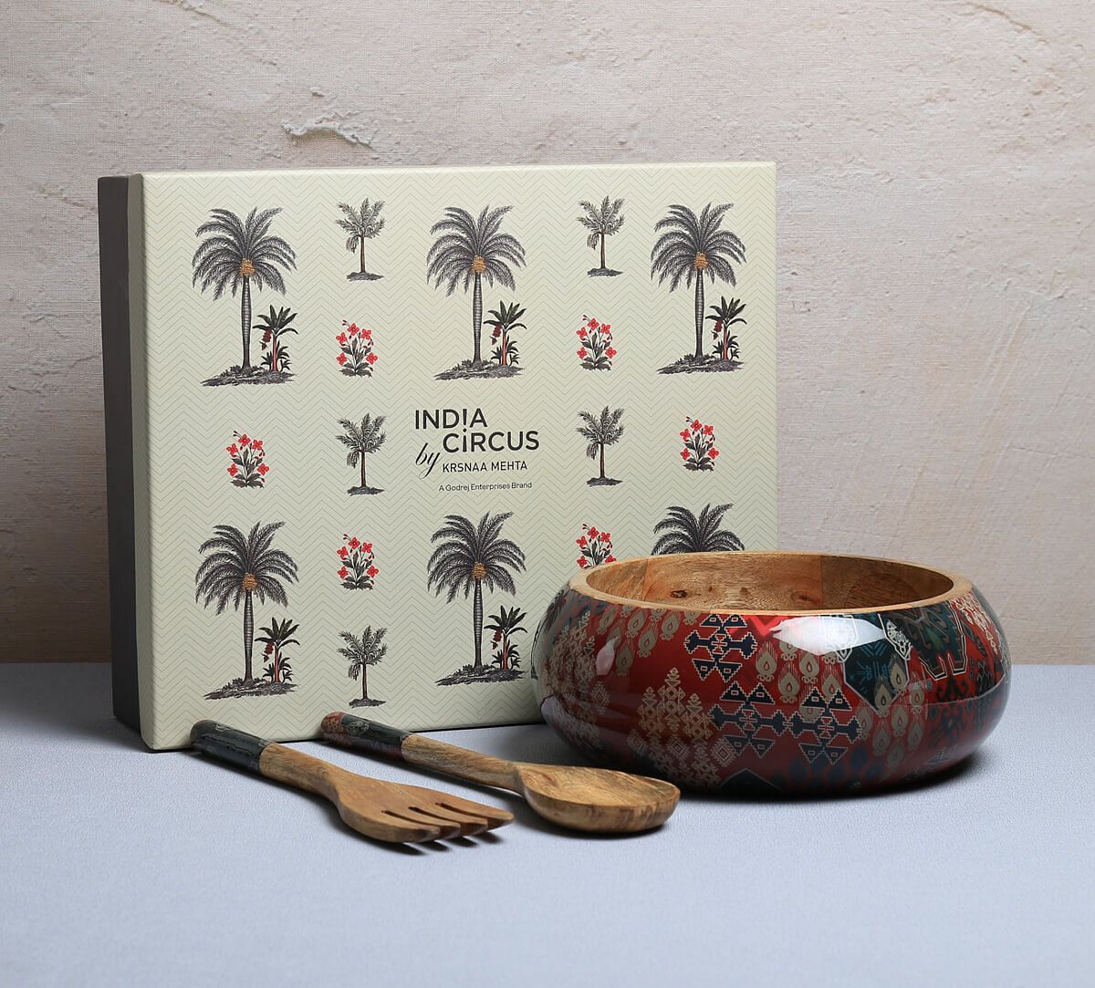 India Circus by Krsnaa Mehta Heritage Haven Big Salad Bowl Set