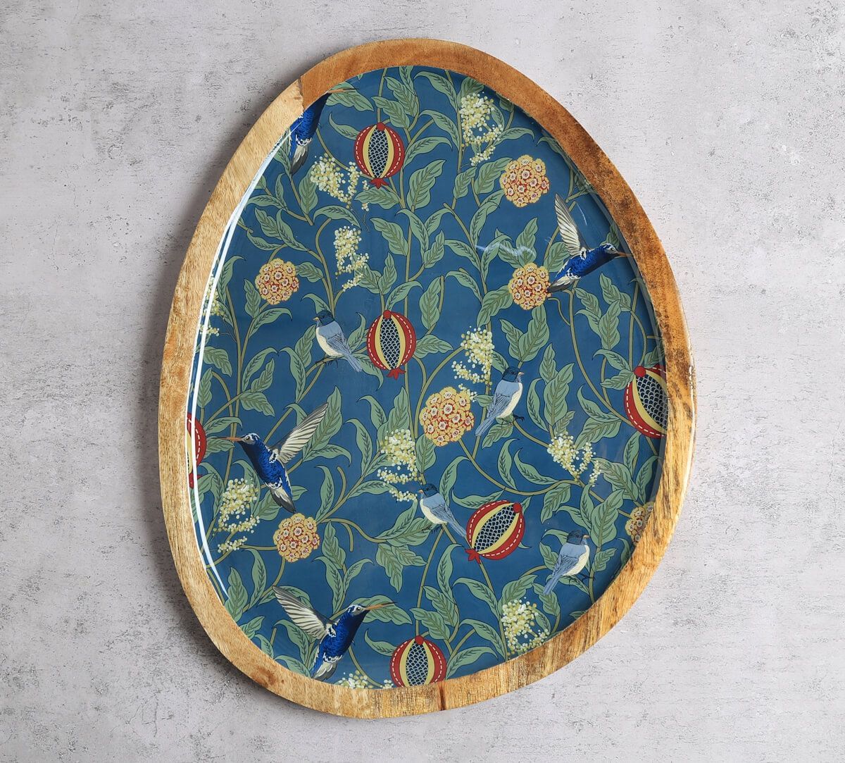 India Circus by Krsnaa Mehta Flights of Vivers Oval Platter with Dip Bowl