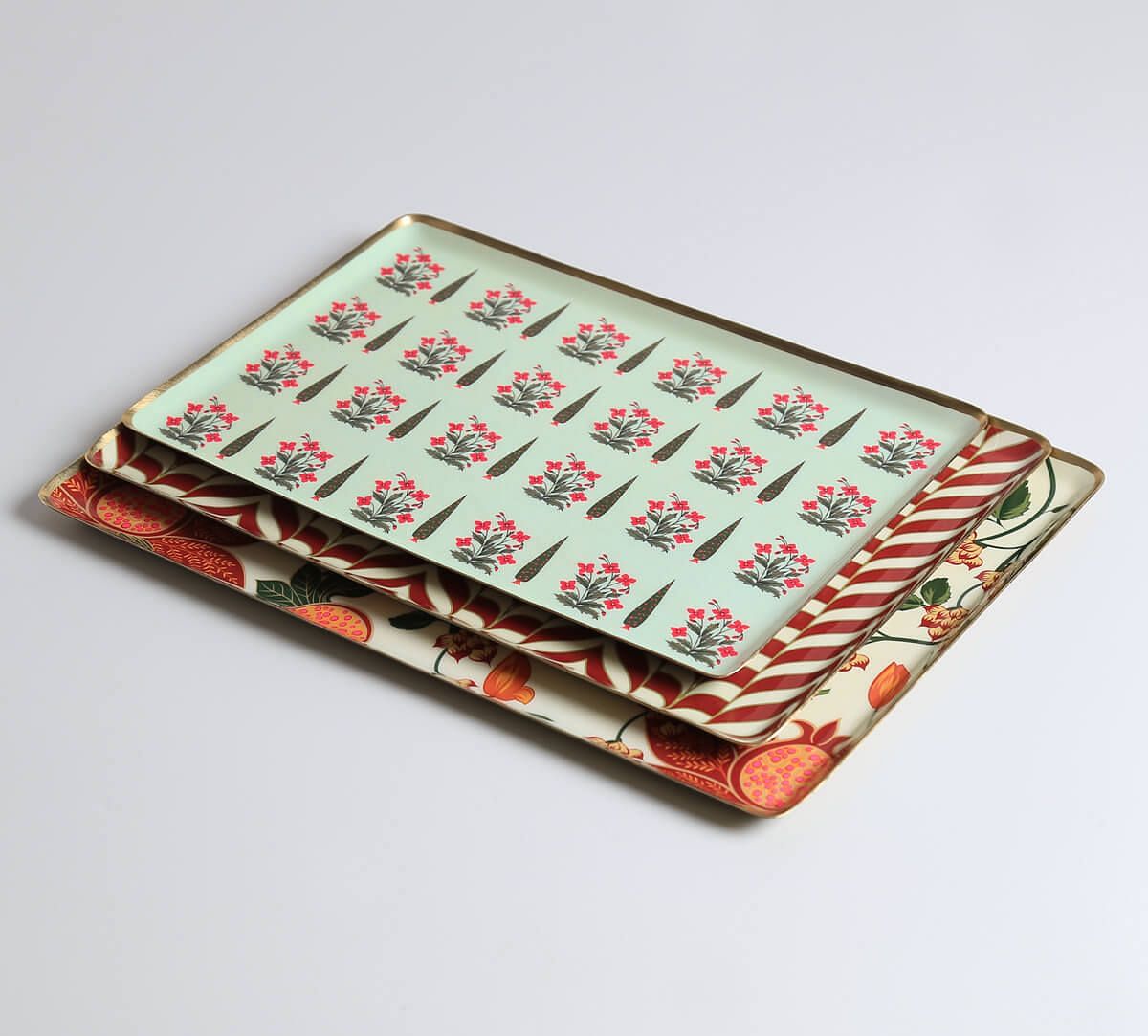India Circus by Krsnaa Mehta Aesthetic Anaar Rectangle Tray Set