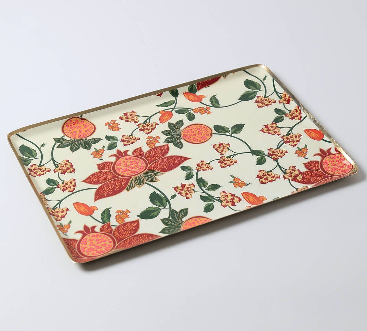 India Circus by Krsnaa Mehta Aesthetic Anaar Rectangle Tray Set