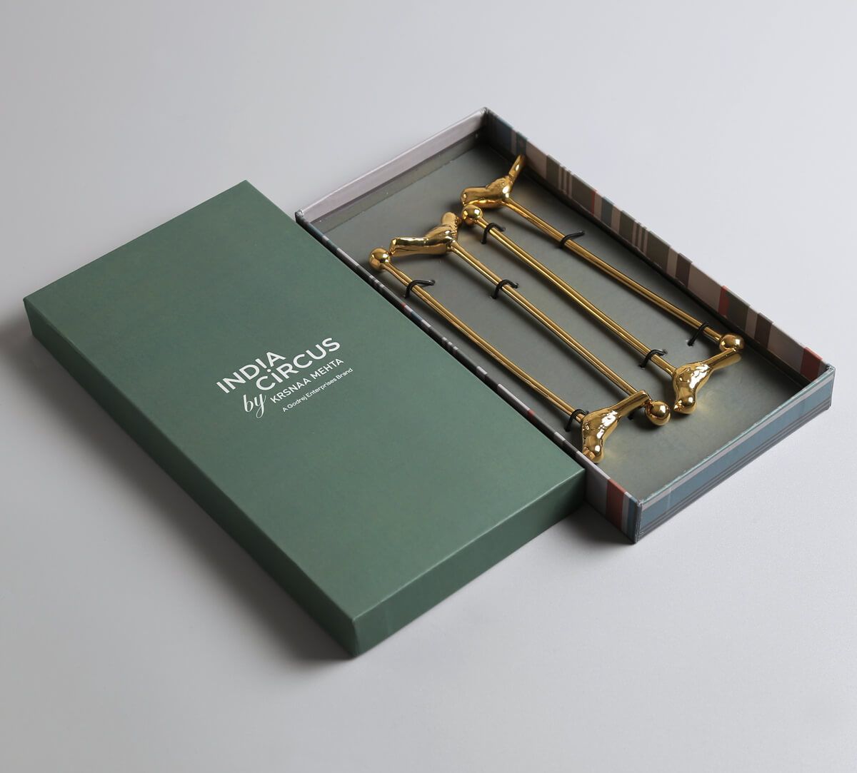 India Circus by Krsnaa Mehta Sparrows Stirrer Set