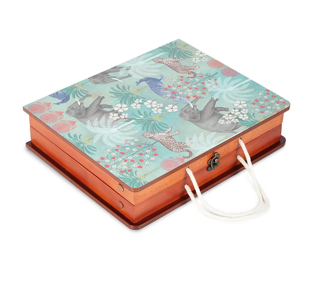 India Circus by Krsnaa Mehta Wildlife Safari Breakfast Tray