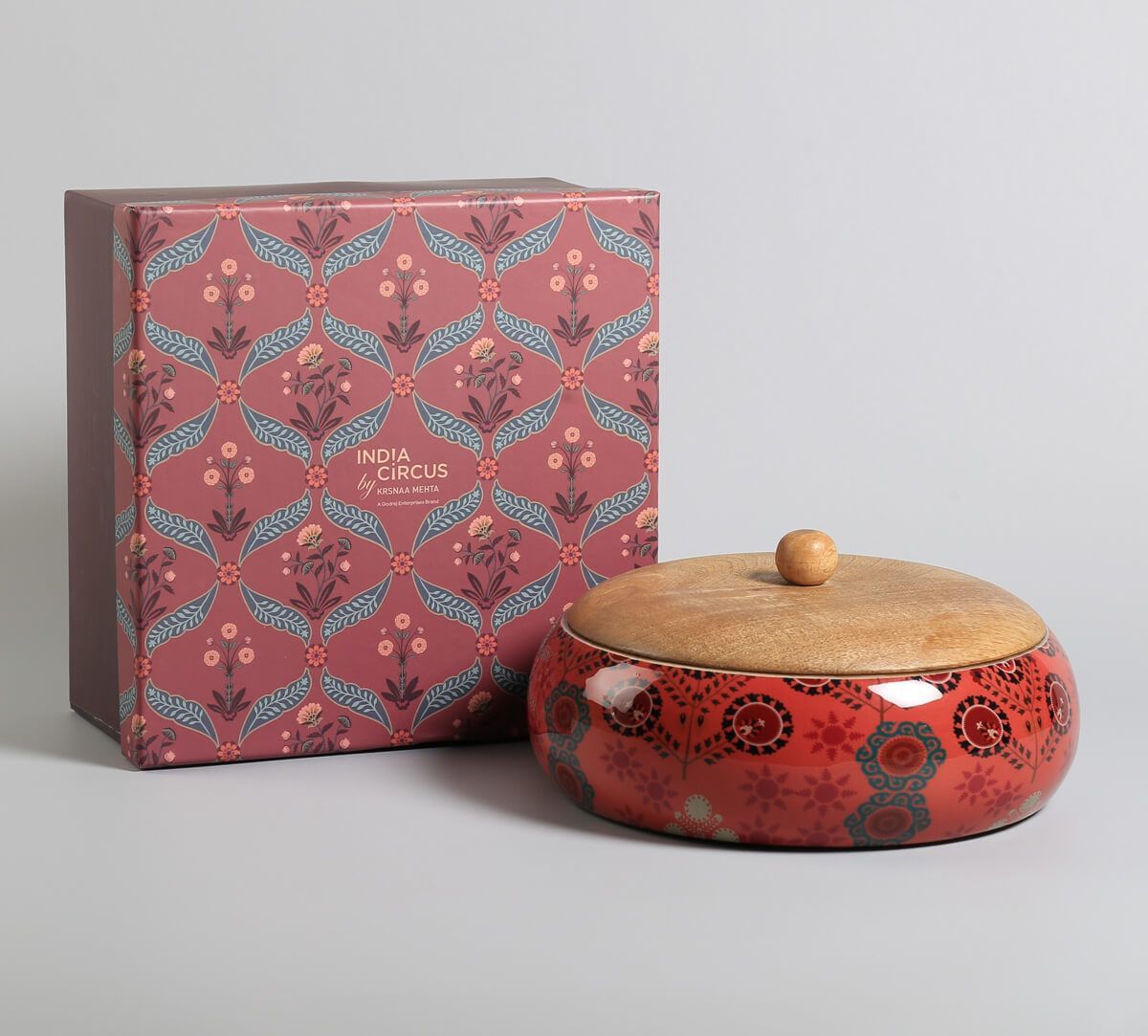 India Circus by Krsnaa Mehta Raceme Rosettes Roti Box