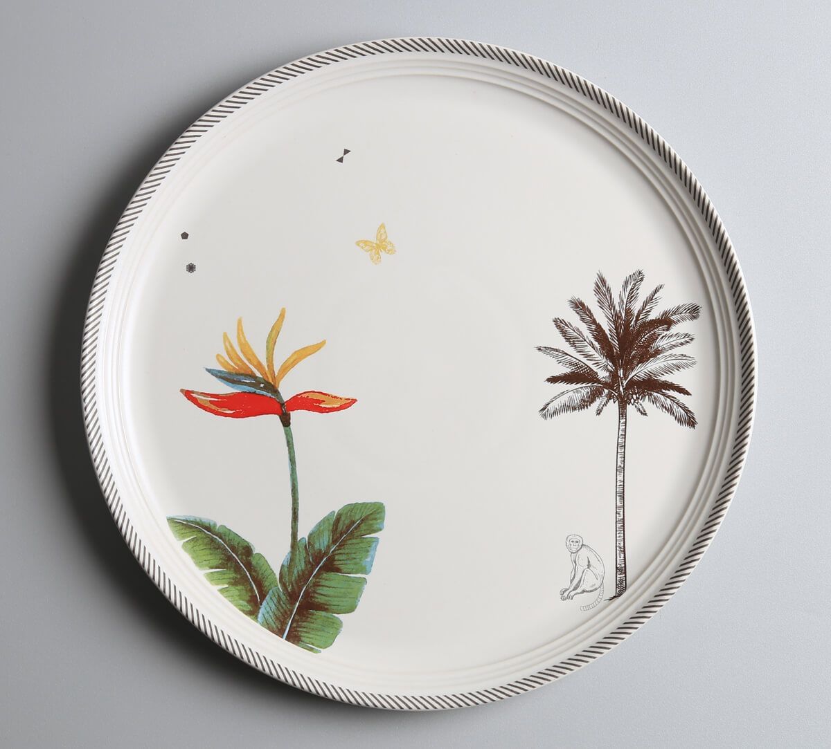 India Circus by Krsnaa Mehta Strelizia's Garden Dinner Plate Set of 2