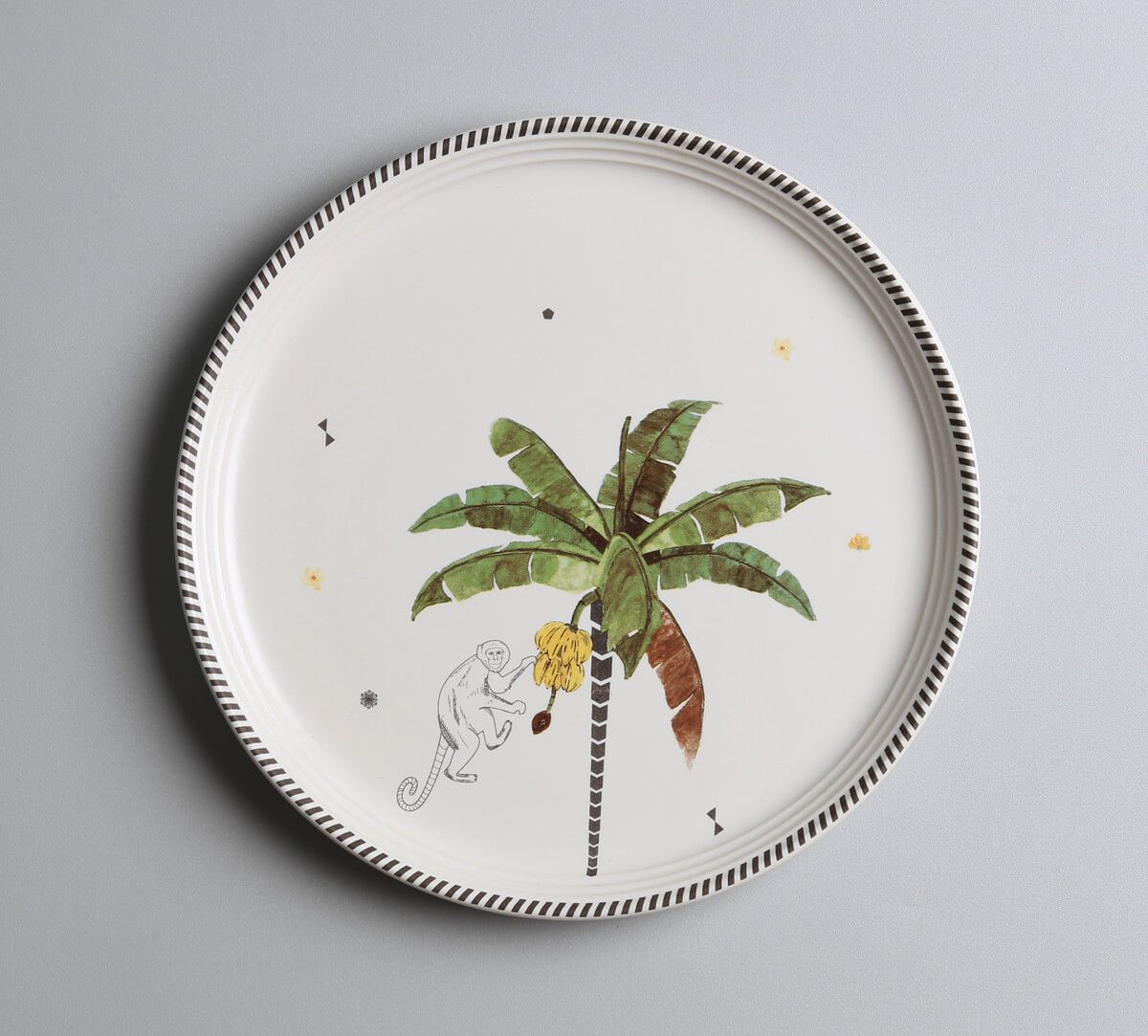 India Circus by Krsnaa Mehta Strelizia's Garden Quarter Plates Set of 2