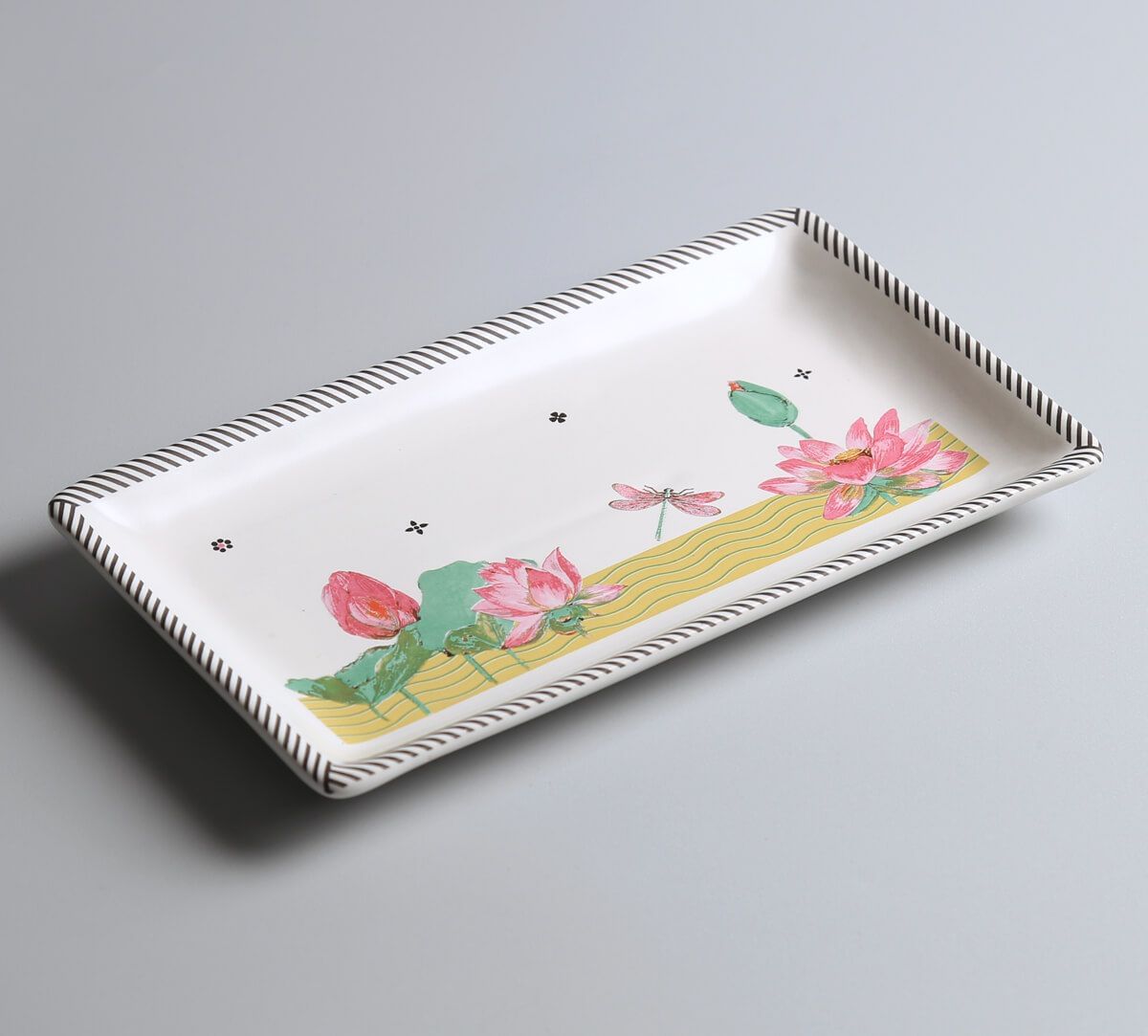 India Circus by Krsnaa Mehta Lotus Pond Platter