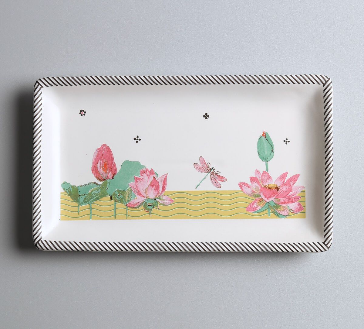India Circus by Krsnaa Mehta Lotus Pond Platter